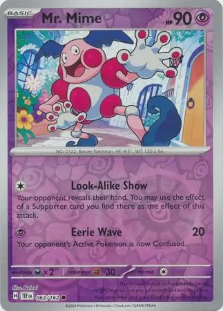 Mr. Mime Reverse Holo 063 Normal