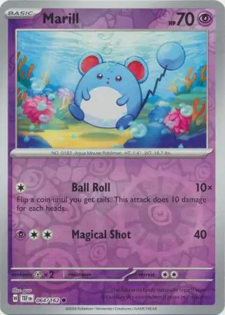Marill Reverse Holo 064 Normal