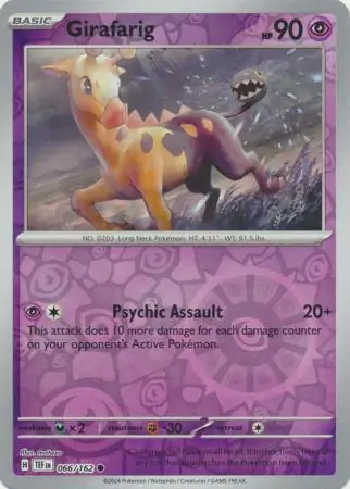 Girafarig Reverse Holo 066