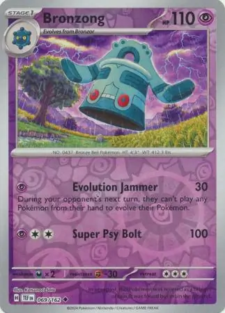 Bronzong Reverse Holo 069 Normal
