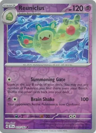 Reuniclus Reverse Holo 072
