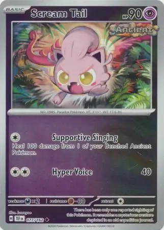 Scream Tail Reverse Holo 077 Normal