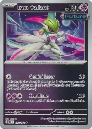 Iron Valiant Reverse Holo 079 Normal