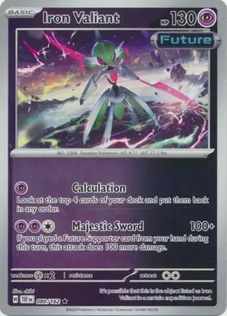 Iron Valiant Reverse Holo 080 Normal