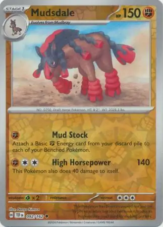 Mudsdale Reverse Holo 092 Normal