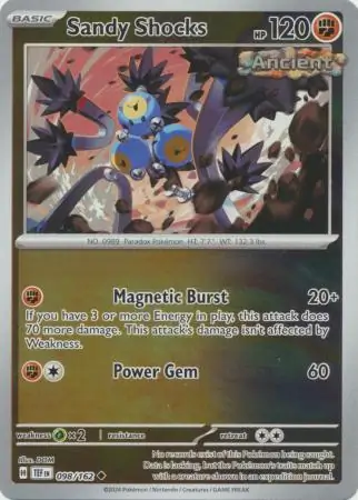 Sandy Shocks Reverse Holo 098