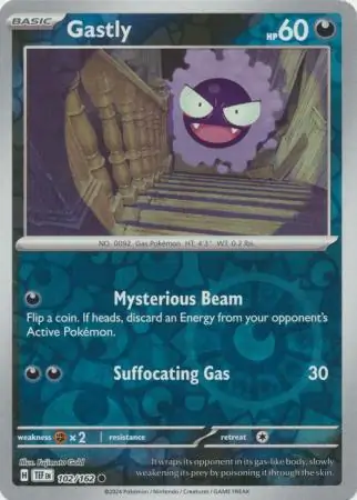 Gastly Reverse Holo 102