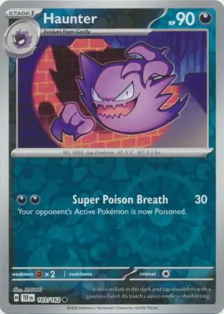 Haunter Reverse Holo 103 Normal