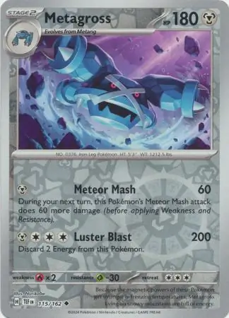 Metagross Reverse Holo 115