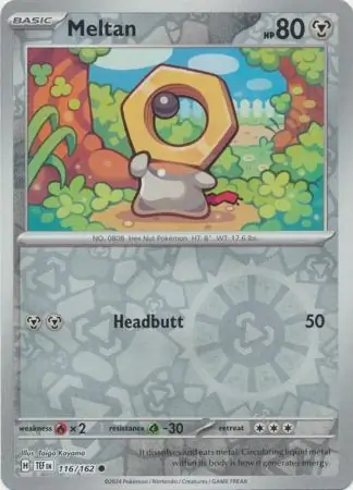 Meltan Reverse Holo 116 Normal