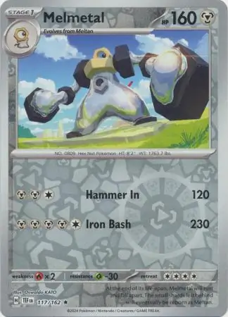 Melmetal Reverse Holo 117 Normal