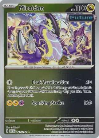 Miraidon Reverse Holo 121 Normal