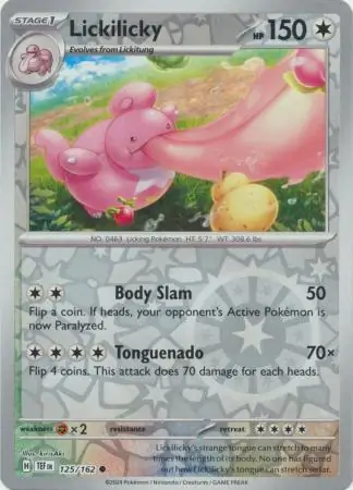 Lickilicky Reverse Holo 125 Normal
