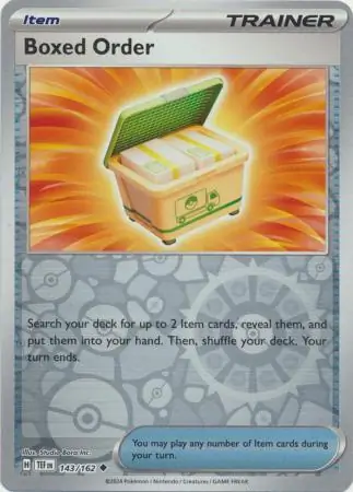 Boxed Order Reverse Holo 143 Normal