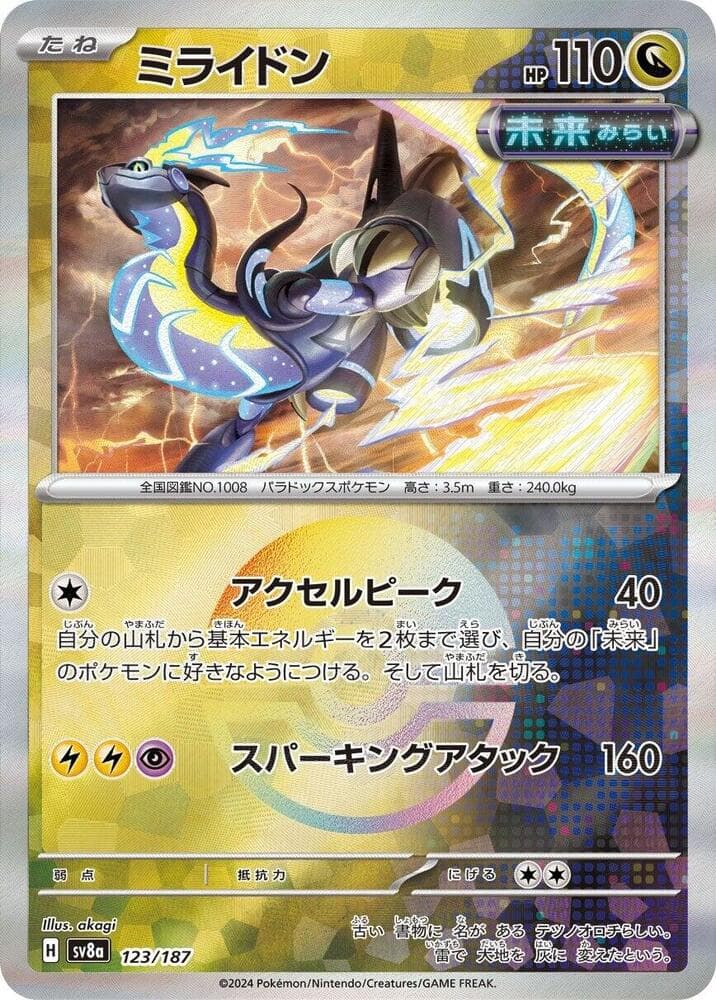 Miraidon Mirror Foil 123