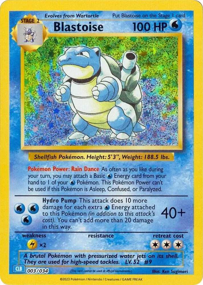 Blastoise 003 Normal
