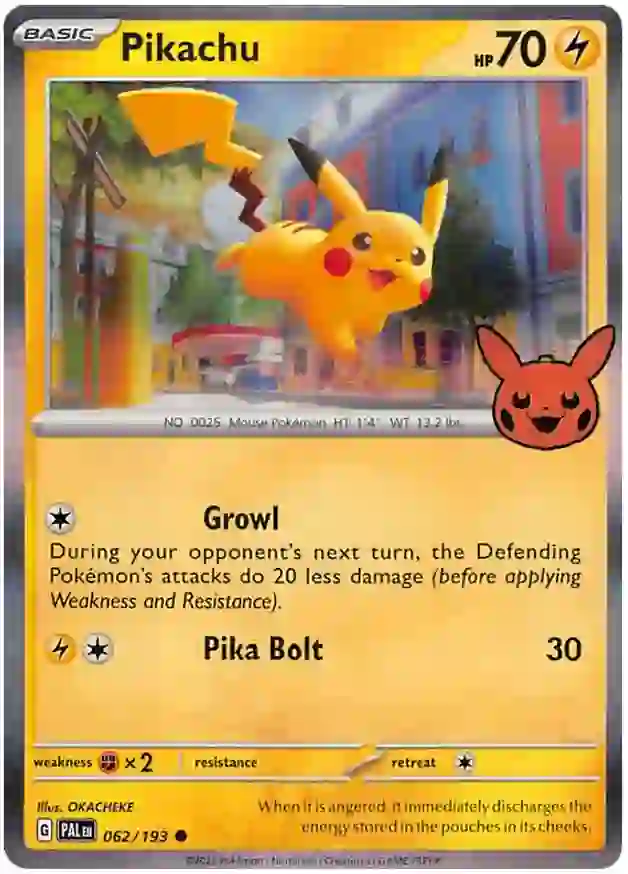 Pikachu 062 Normal