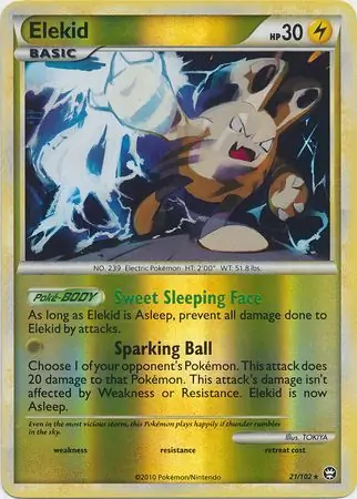 Elekid Reverse Holo 21 Normal