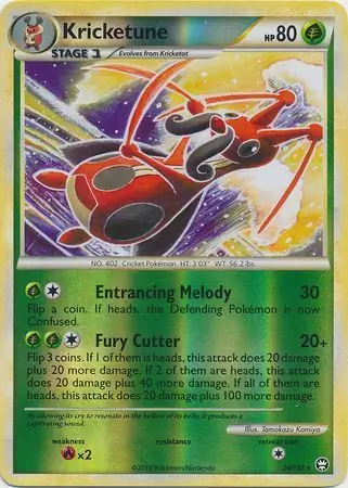 Kricketune Reverse Holo 24 Normal