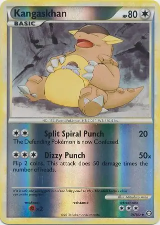 Kangaskhan Reverse Holo 36 Normal