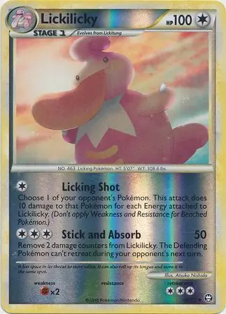 Lickilicky Reverse Holo 38 Normal