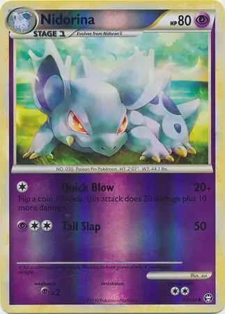 Nidorina Reverse Holo 45 Normal