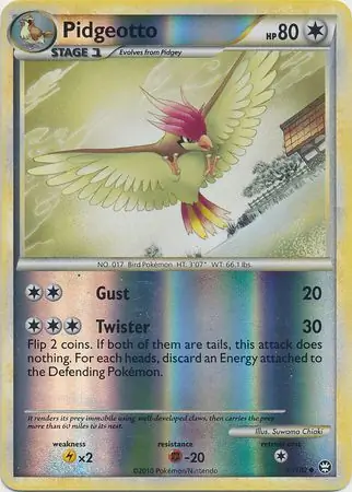 Pidgeotto Reverse Holo 47 Normal