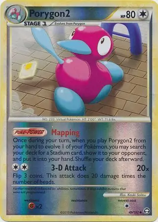 Porygon2 Reverse Holo 49 Normal