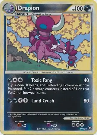 Drapion Reverse Holo 4