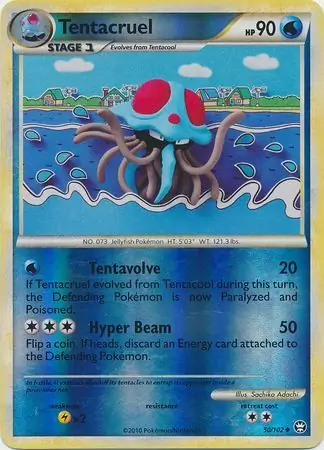 Tentacruel Reverse Holo 50 Normal