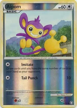 Aipom Reverse Holo 55 Normal