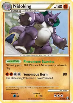 Nidoking Holo 6