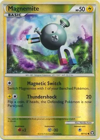 Magnemite Reverse Holo 68