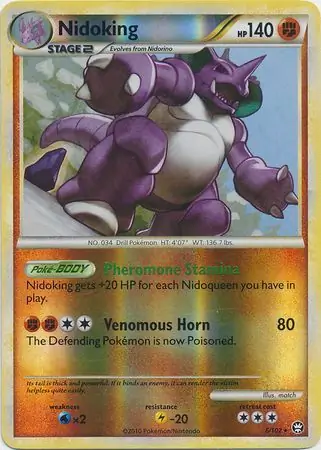 Nidoking Reverse Holo 6 Normal