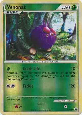 Venonat Reverse Holo 81 Normal