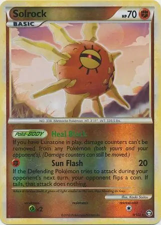 Solrock Reverse Holo 9 Normal