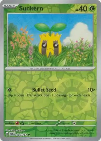 Sunkern Reverse Holo 006