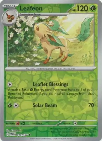 Leafeon Reverse Holo 011