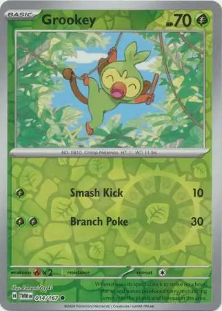 Grookey Reverse Holo 014