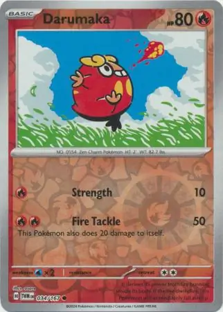 Darumaka Reverse Holo 034 Normal