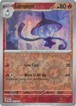 Lampent Reverse Holo 037