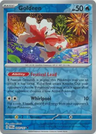 Goldeen Reverse Holo 044 Normal