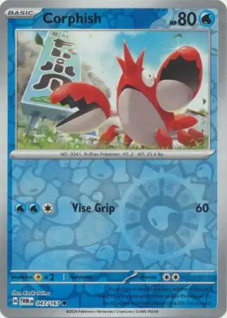 Corphish Reverse Holo 047