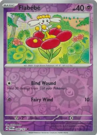 Flabebe Reverse Holo 086