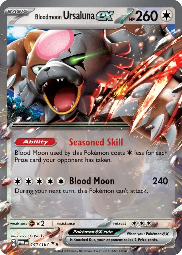Bloodmoon Ursaluna ex 141 Normal