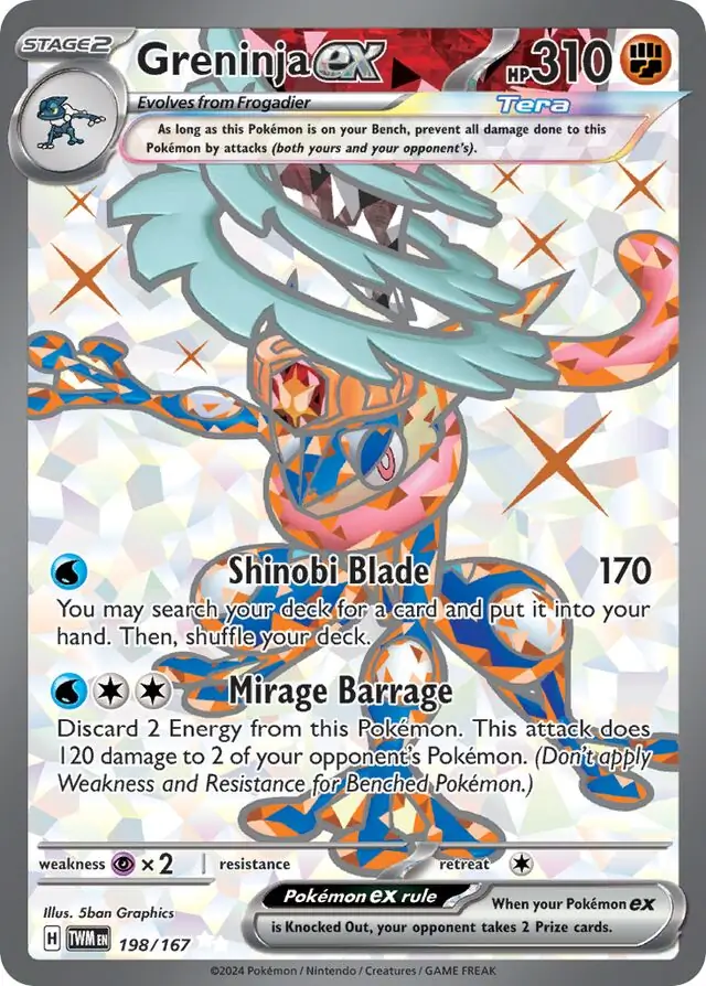 Greninja ex 198 Normal