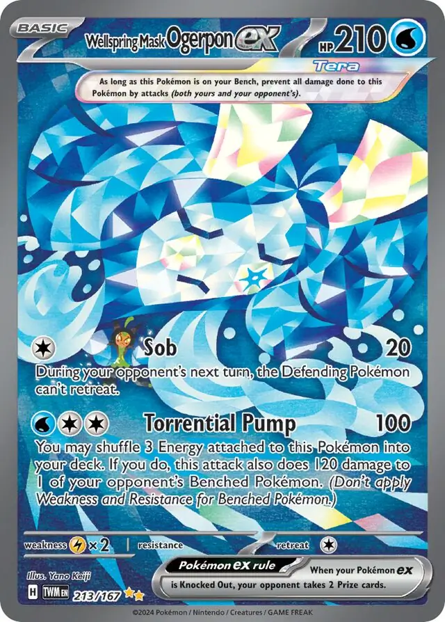 Wellspring Mask Ogerpon ex 213 Normal
