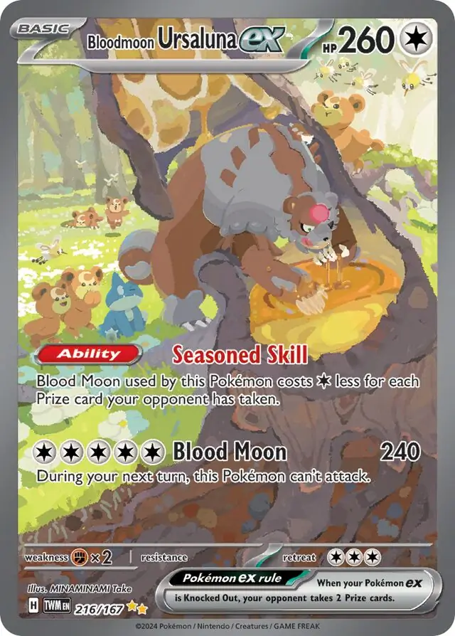 Bloodmoon Ursaluna ex 216 Normal