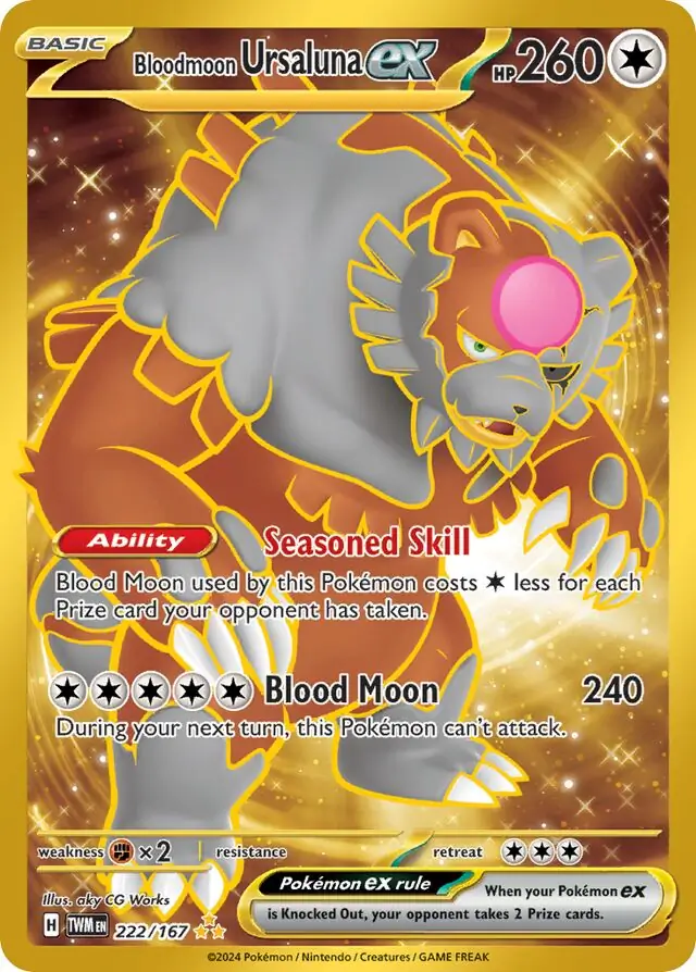 Bloodmoon Ursaluna ex 222 Normal