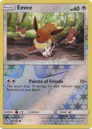 Eevee Reverse Holo 105 Normal